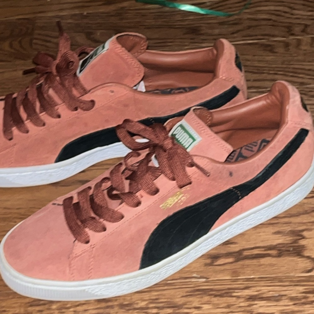 PUMA Men's Suede Classic Fashion Sneakers, Arabian Spice/Black, 10.5 US - Picture 6 of 8